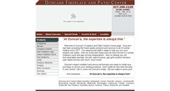 Desktop Screenshot of duncansfireplaceandpatio.com